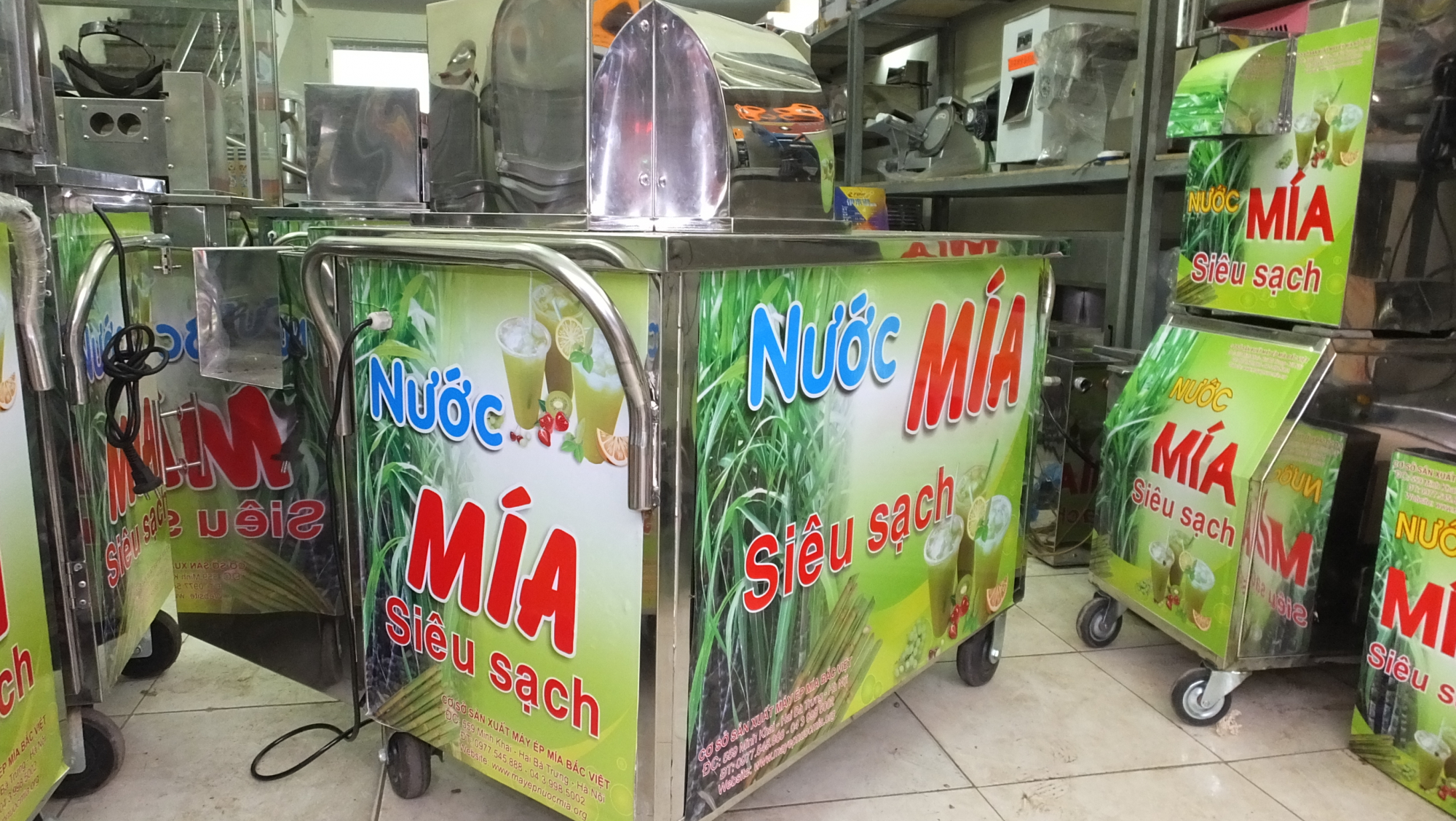máy ép mía siêu sạch tại Hà Nội