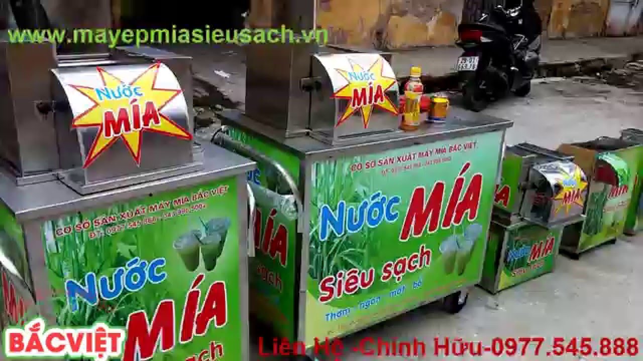 máy ép mía siêu sạch tại Bắc Việt