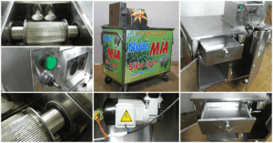 linh kiện máy ép mía nửa bàn 2 cây