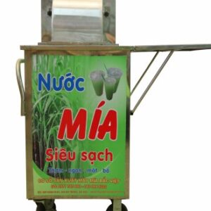 Máy ép mía 3 lô nửa bàn 2 cây motor mới