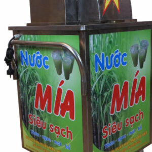 Máy ép mía 3 lô nửa bàn 2 cây motor Nhật Bãi