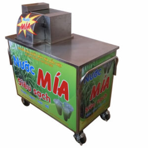 Máy ép mía 3 lô 2 cây bàn dài motor Nhật Bãi