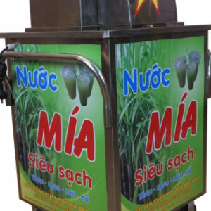 Máy ép mía 3 lô nửa bàn motor Nhật bãi